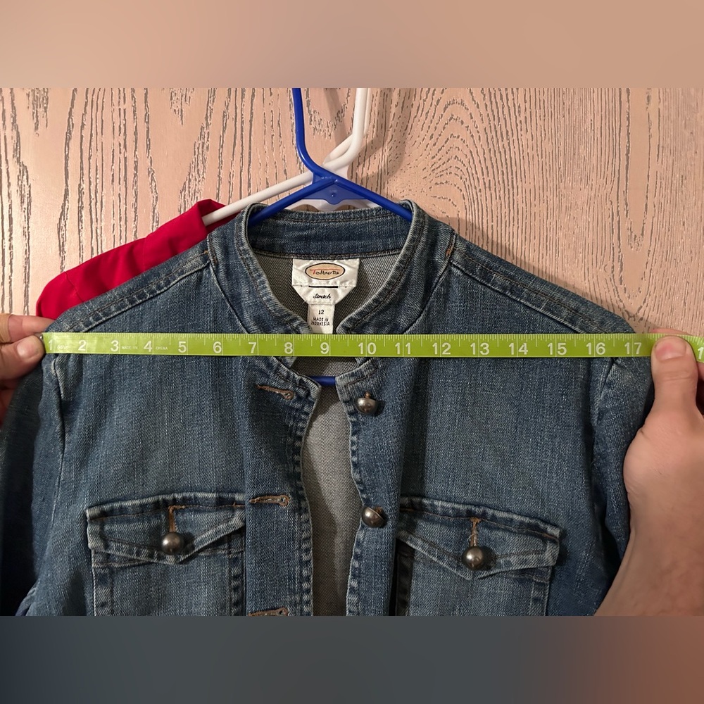 Talbots jean jacket size 12 jean jacket - Picture 4 of 13